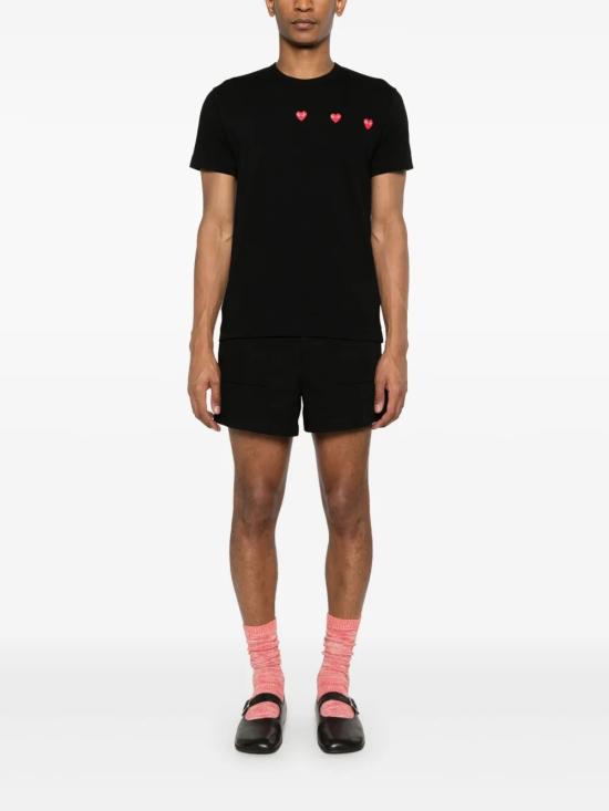 25FW 꼼데가르송 반팔 티셔츠 AX T337 0511 BLACK - COMME DES GARCONS