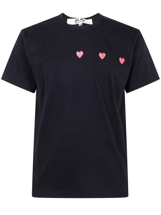 25FW 꼼데가르송 반팔 티셔츠 AX T337 0511 BLACK - COMME DES GARCONS
