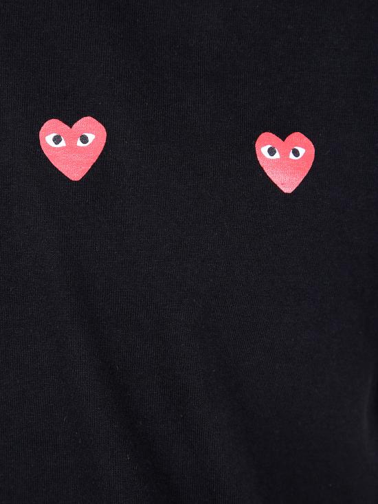 25FW 꼼데가르송 반팔 티셔츠 AX T337 0511 BLACK - COMME DES GARCONS