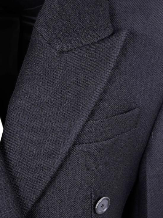 25FW 로에 코트 417 10 077 001 308 BLACK - ROHE