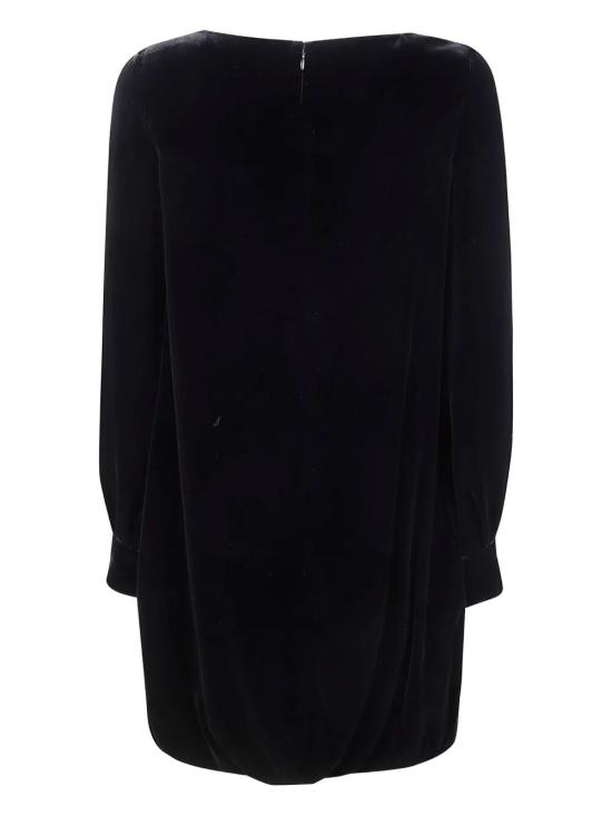 25FW 엠포리오 아르마니 미디 원피스 EW002655 TE11088 UC001 BLACK BEAUTY - EMPORIO ARMANI