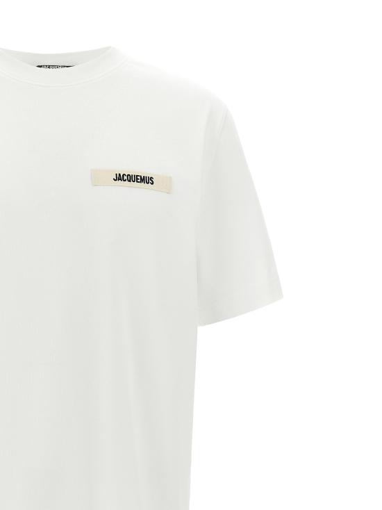 26SS 자크뮈스 반팔 티셔츠 25HTSM00133AJ00226100 White - JACQUEMUS