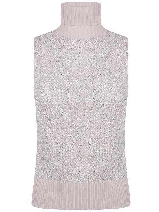 25FW 디익스테리어 터틀넥 61636 4TALC TALC