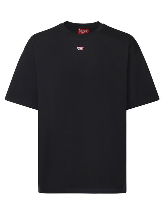 25FW 디젤 반팔 티셔츠 A14929 0GRAI9XX Black