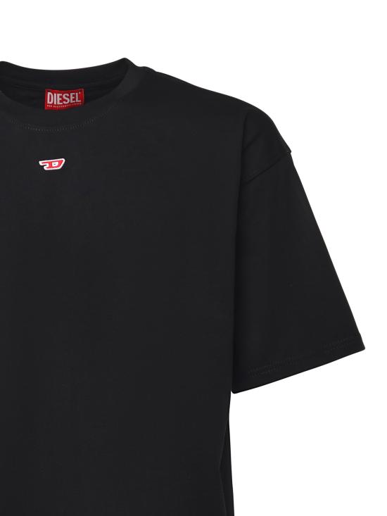 25FW 디젤 반팔 티셔츠 A14929 0GRAI9XX Black - DIESEL