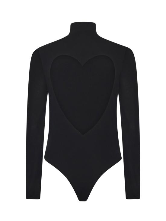 25FW 알라이아 바디수트 티셔츠 AA9B0400J070B 995 NOIR ALAIA - ALAIA