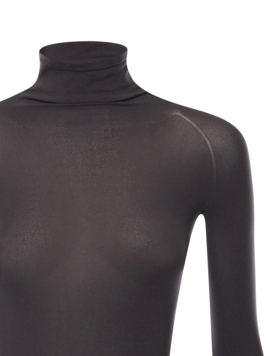 25FW 알라이아 바디수트 티셔츠 AA9B0236M826A 840 Grey - ALAIA