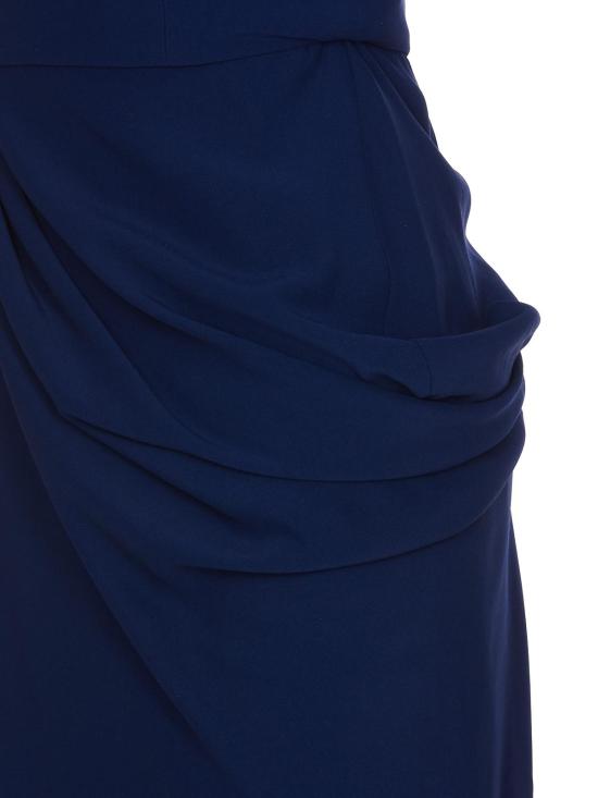  알렉산더 맥퀸 미디 스커트 745730QEAAA4156 Blue - ALEXANDER MCQUEEN