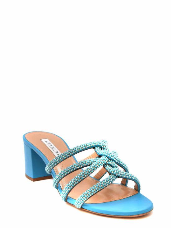  아쿠아주라 샌들 MDCMIDS0NSEIZB Blue - AQUAZZURA