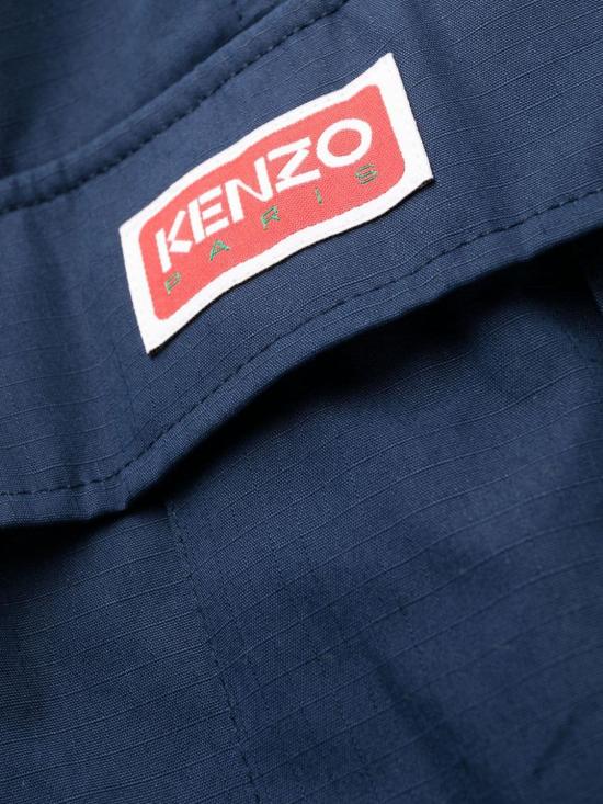  겐조 스트레이트 팬츠 FD55PA2429DD77 Blue - KENZO