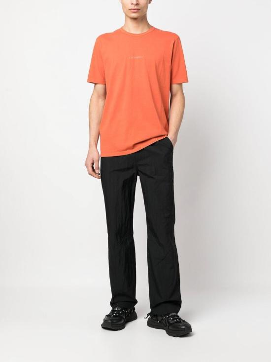  씨피 컴퍼니 반팔 티셔츠 14CMTS142A005431R439 Orange - C.P. COMPANY