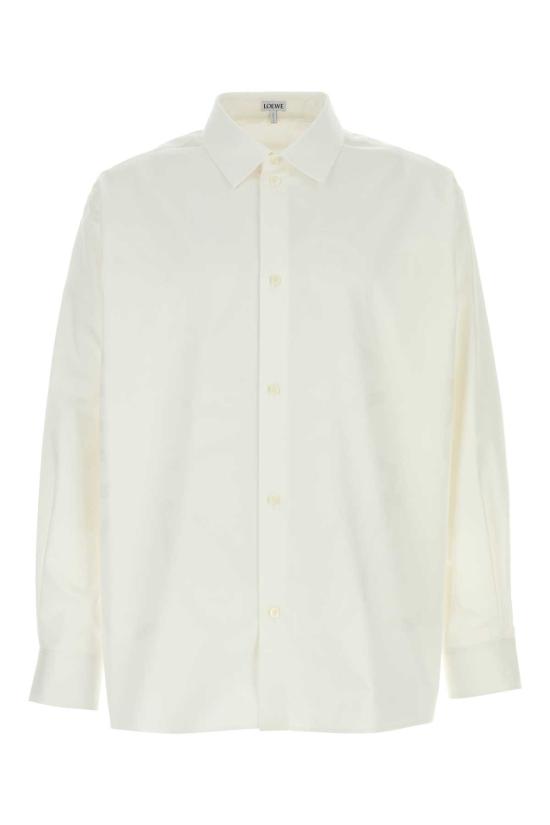 25FW 로에베 긴팔 셔츠 H526Y05WEO WHITE White