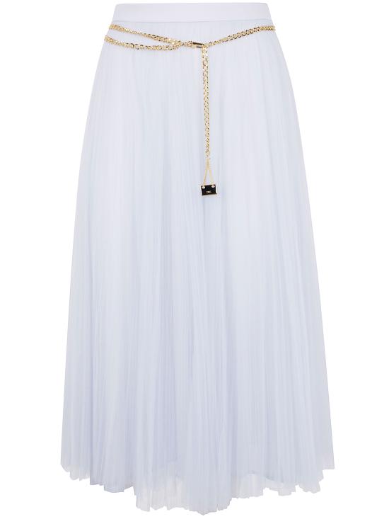 25FW 엘리자베타프랜치 미디 스커트 GO15057E2 EA7 STARLIGHT - ELISABETTA FRANCHI