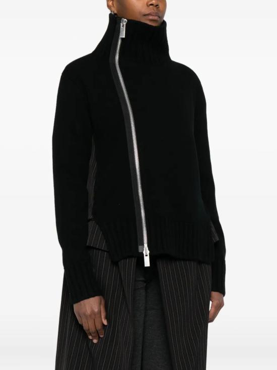 25FW 사카이 코트 25 08123 001 BLACK - SACAI