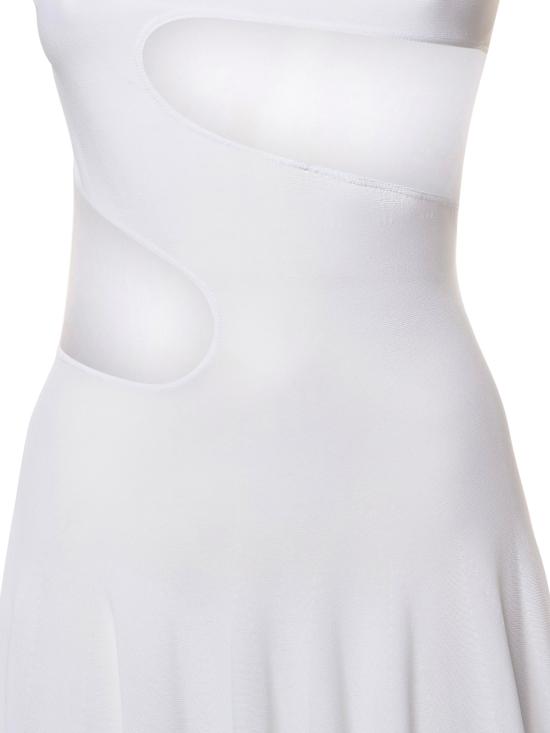 26SS 알라이아 미디 원피스 AA9R2800K061B 000 White - ALAIA