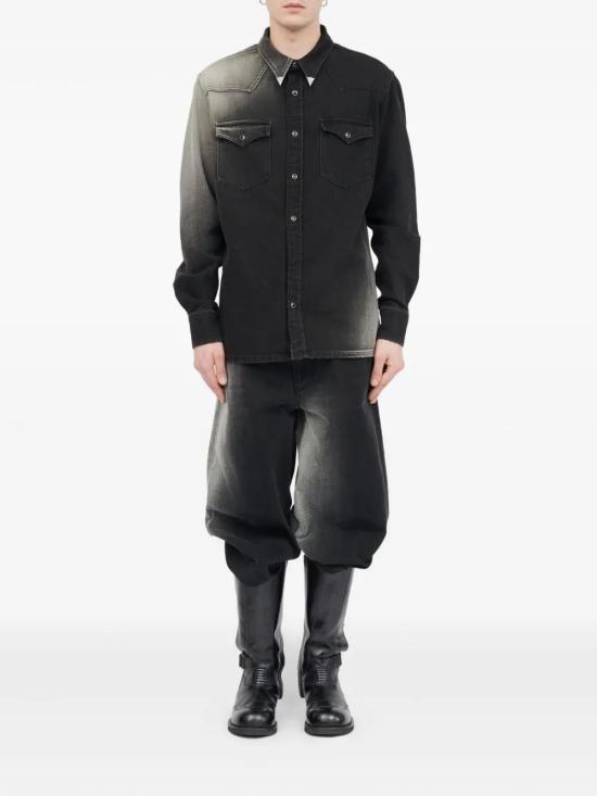 25FW MM6 메종마르지엘라 긴팔 셔츠 SH2DT0024M30011 969 - MM6 MAISON MARGIELA