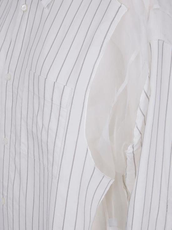 25FW 장 폴 고티에 블라우스 25 04 U ST038 W038 0150 WHITE BLUE - JEAN PAUL GAULTIER