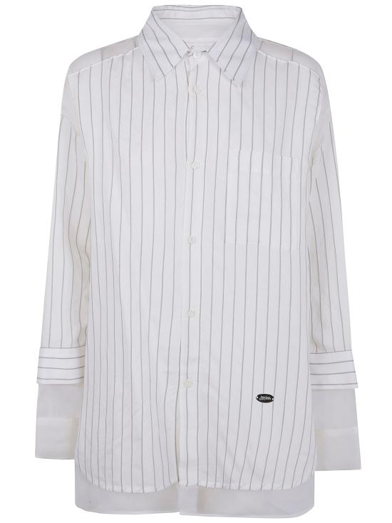 25FW 장 폴 고티에 블라우스 25 04 U ST038 W038 0150 WHITE BLUE