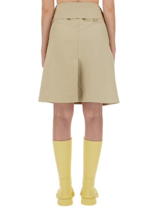  버버리 미디 스커트 8087482 A1450 Neutrals - BURBERRY