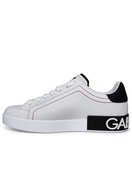  돌체앤가바나 카프스킨 나파 포르토피노 스니커즈 CS2216 AH526 89697 White - DOLCE & GABBANA