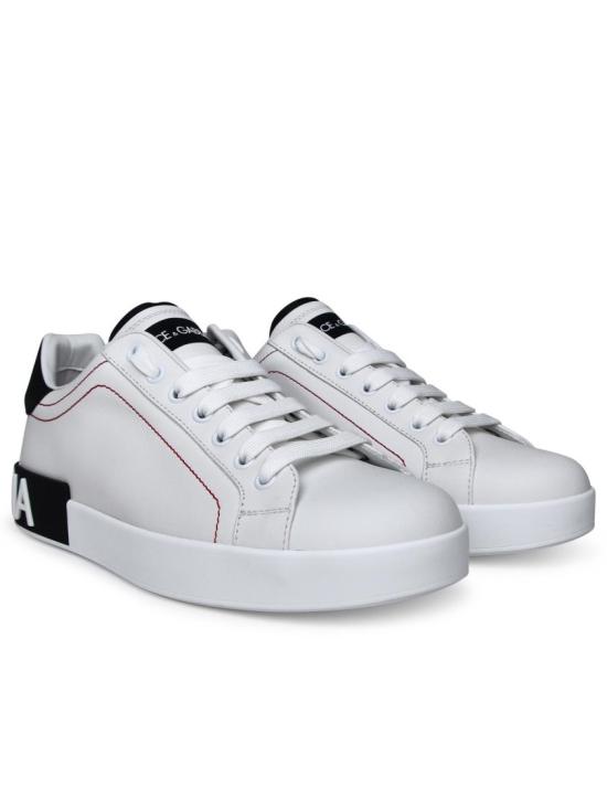  돌체앤가바나 카프스킨 나파 포르토피노 스니커즈 CS2216 AH526 89697 White - DOLCE & GABBANA