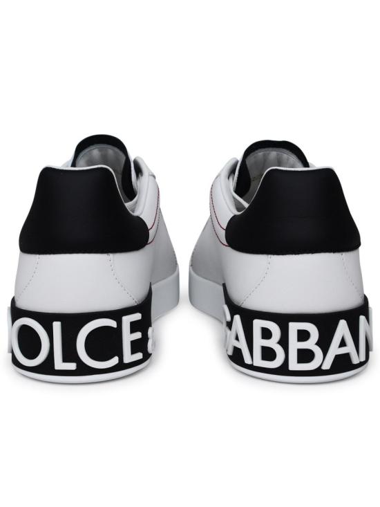  돌체앤가바나 카프스킨 나파 포르토피노 스니커즈 CS2216 AH526 89697 White - DOLCE & GABBANA