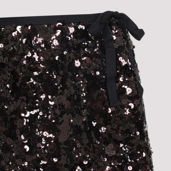 25FW 프라다 미디 스커트 P120ZRSOOO 176A Black - PRADA