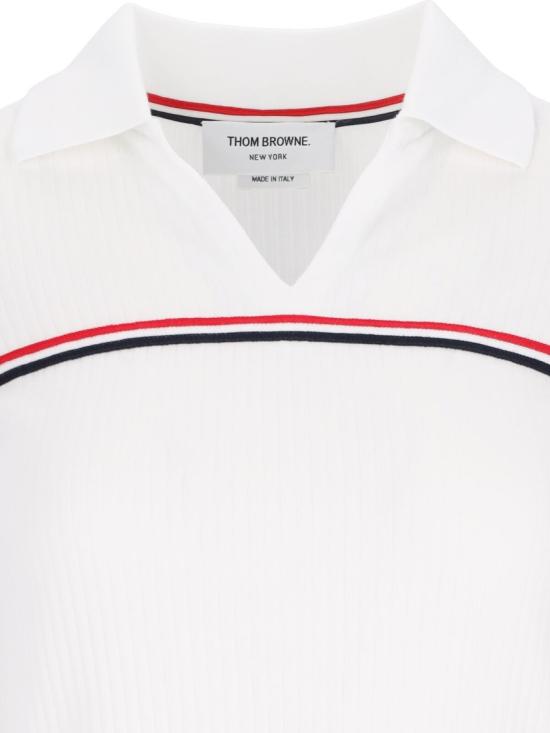  톰브라운 반팔 티셔츠 FJP076A J0066100 White - THOM BROWNE