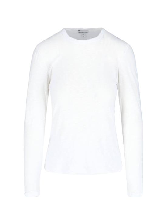 25FW 제임스펄스 긴팔 티셔츠 WUA3361WHITE DOM