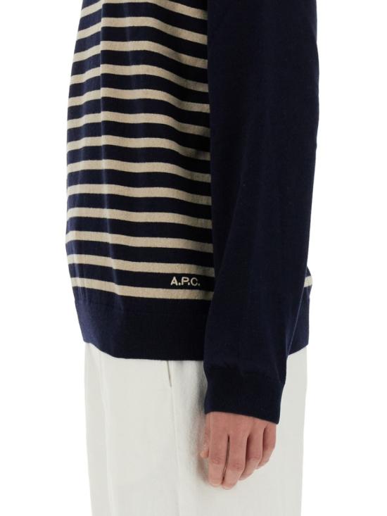  아페쎄 스웨터 WSAAZH23156 TIQ Blue - A.P.C.