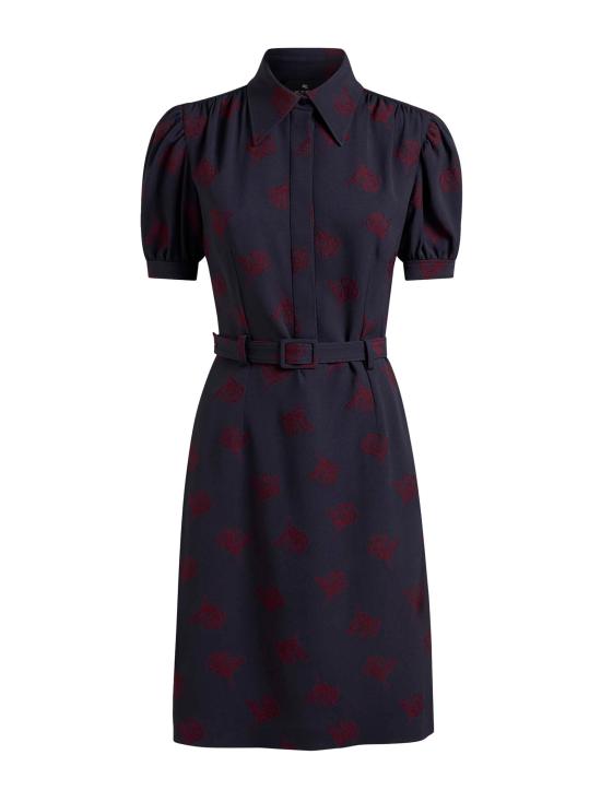 25FW 에트로 미디 원피스 WRHA042499TJD92 S9883 Blue