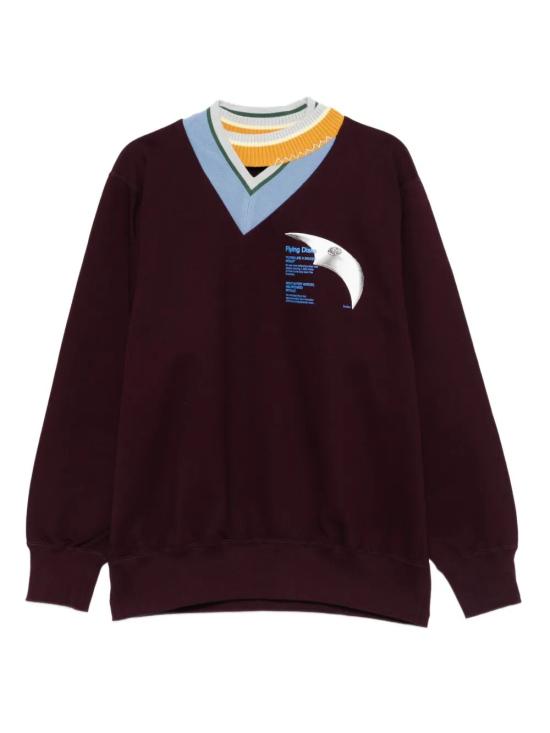 25FW 컬러 스웨터 25WCM T07205 88 BORDEAUX - KOLOR