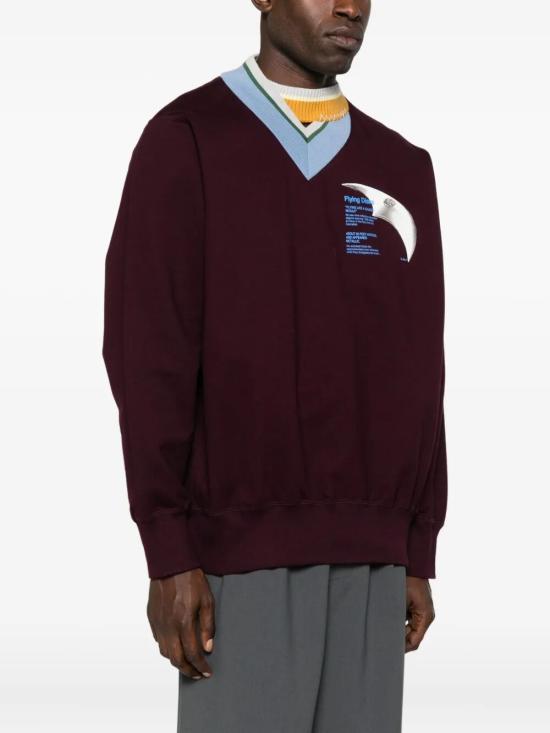 25FW 컬러 스웨터 25WCM T07205 88 BORDEAUX - KOLOR