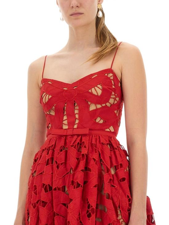 25FW 셀프 포트레이트 원피스 PF25 013M R RED Red - SELF PORTRAIT