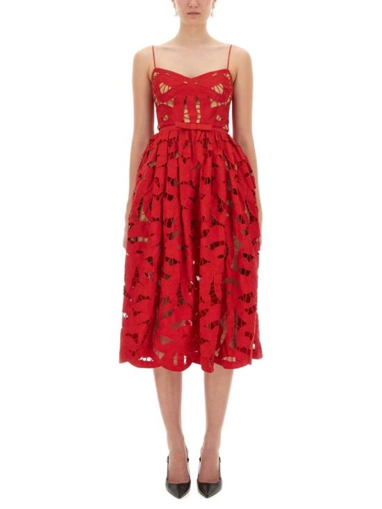 25FW 셀프 포트레이트 원피스 PF25 013M R RED Red
