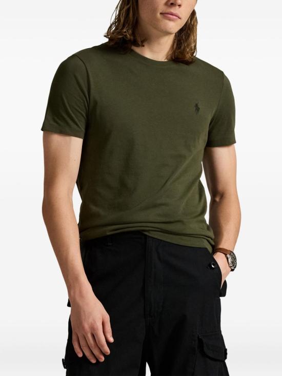 25FW 폴로 랄프로렌 반팔 티셔츠 710671438 180 Green - POLO RALPH LAUREN