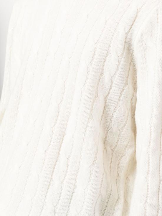 25FW 폴로 랄프로렌 스웨터 710876728 010 White - POLO RALPH LAUREN