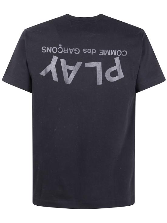 25FW 꼼데가르송 반팔 티셔츠 AX T188 0511 BLACK - COMME DES GARCONS