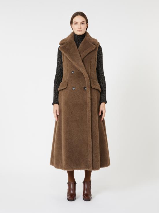 25FW 막스마라 Boario 롱 베스트 2521276223600 004 Brown - MAX MARA