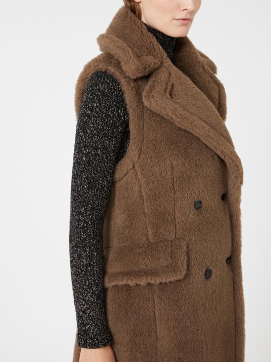 25FW 막스마라 Boario 롱 베스트 2521276223600 004 Brown - MAX MARA