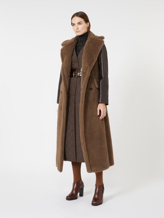 25FW 막스마라 Boario 롱 베스트 2521276223600 004 Brown - MAX MARA