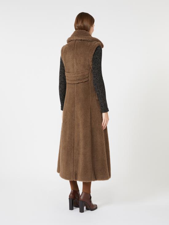 25FW 막스마라 Boario 롱 베스트 2521276223600 004 Brown - MAX MARA