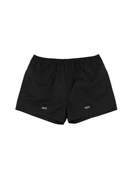 25SS 오프화이트 스윔팬츠 OMFD011 C99FAB0011001 Black
