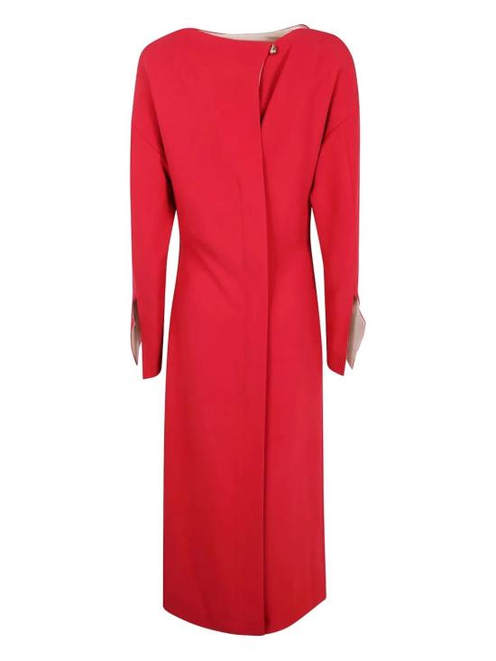 25FW 까르벵 미디 원피스 6252K21033 N265 CRIMSON - CARVEN