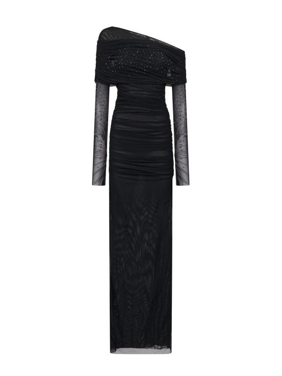 25FW 아멘쿠튀르 미디 원피스 AMW25528 009 Black