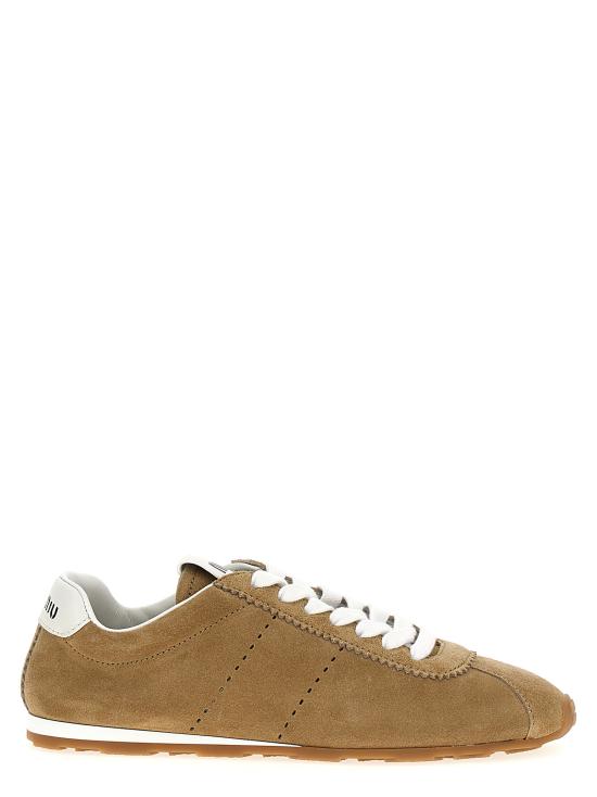 26FW 미우미우 플룸 블리치 스니커즈 5E114EF005054F0F24 Beige
