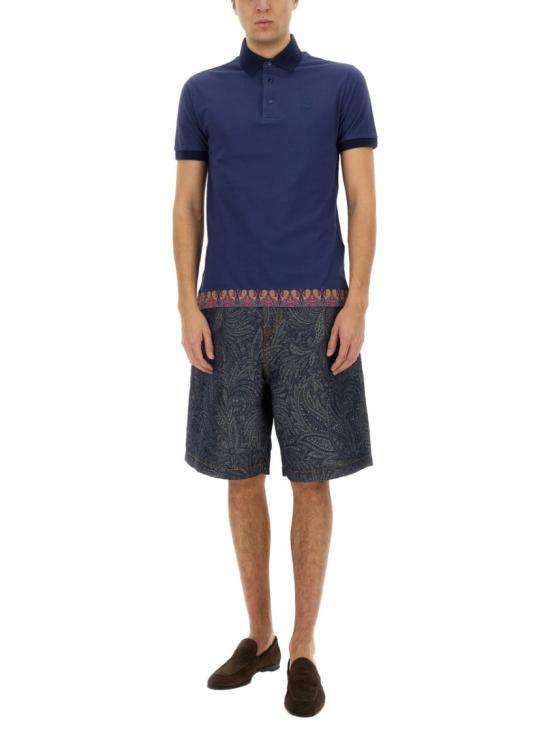 에트로 폴로 티셔츠 MRMD0004 AJ281X0883 Blue - ETRO
