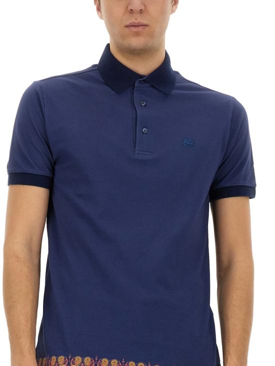  에트로 폴로 티셔츠 MRMD0004 AJ281X0883 Blue - ETRO
