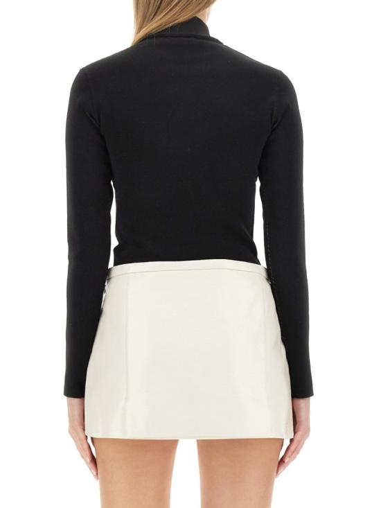  쿠레쥬 긴팔 티셔츠 423MPU124F I00019901 Black - COURREGES