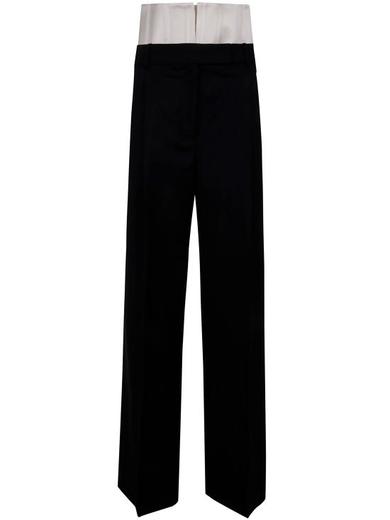 25FW 로에 스트레이트 팬츠 417 30 053 001 308 BLACK